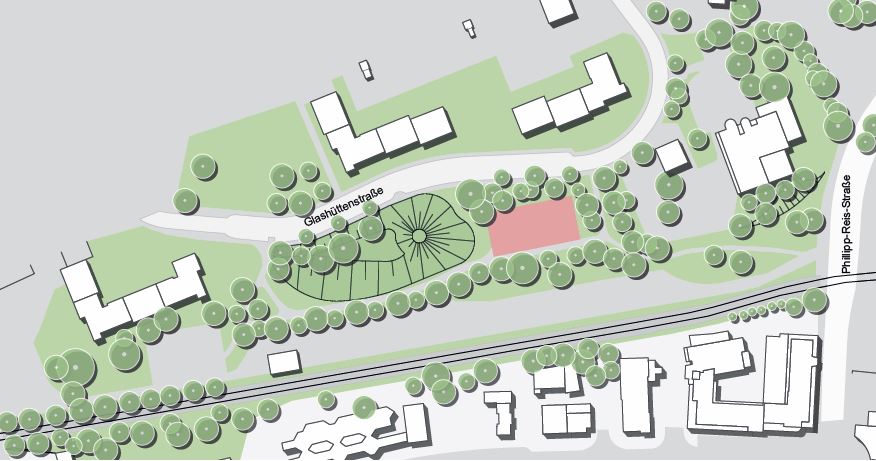 Lageplan der Parkanlage Lageplan der Parkanlage