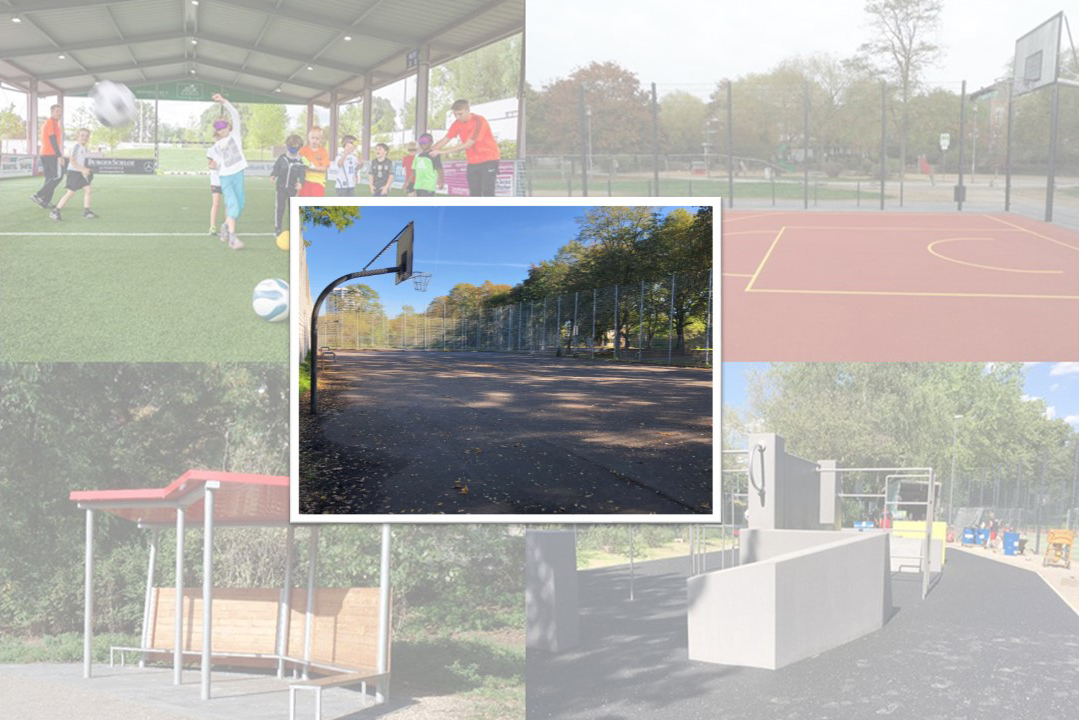 Rendsburger Platz Sportanlage am Rendsburger Platz im Hintergrund Beispiele von anderen Sportflächen